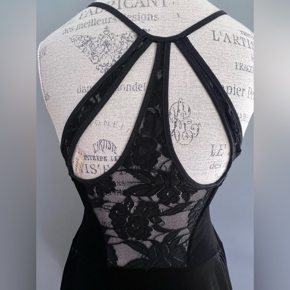 Free People stretch Velvet Dress size S - Picture 2 of 7